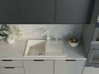 Мойка кухонная Omoikiri Daisen 78T-WH белый